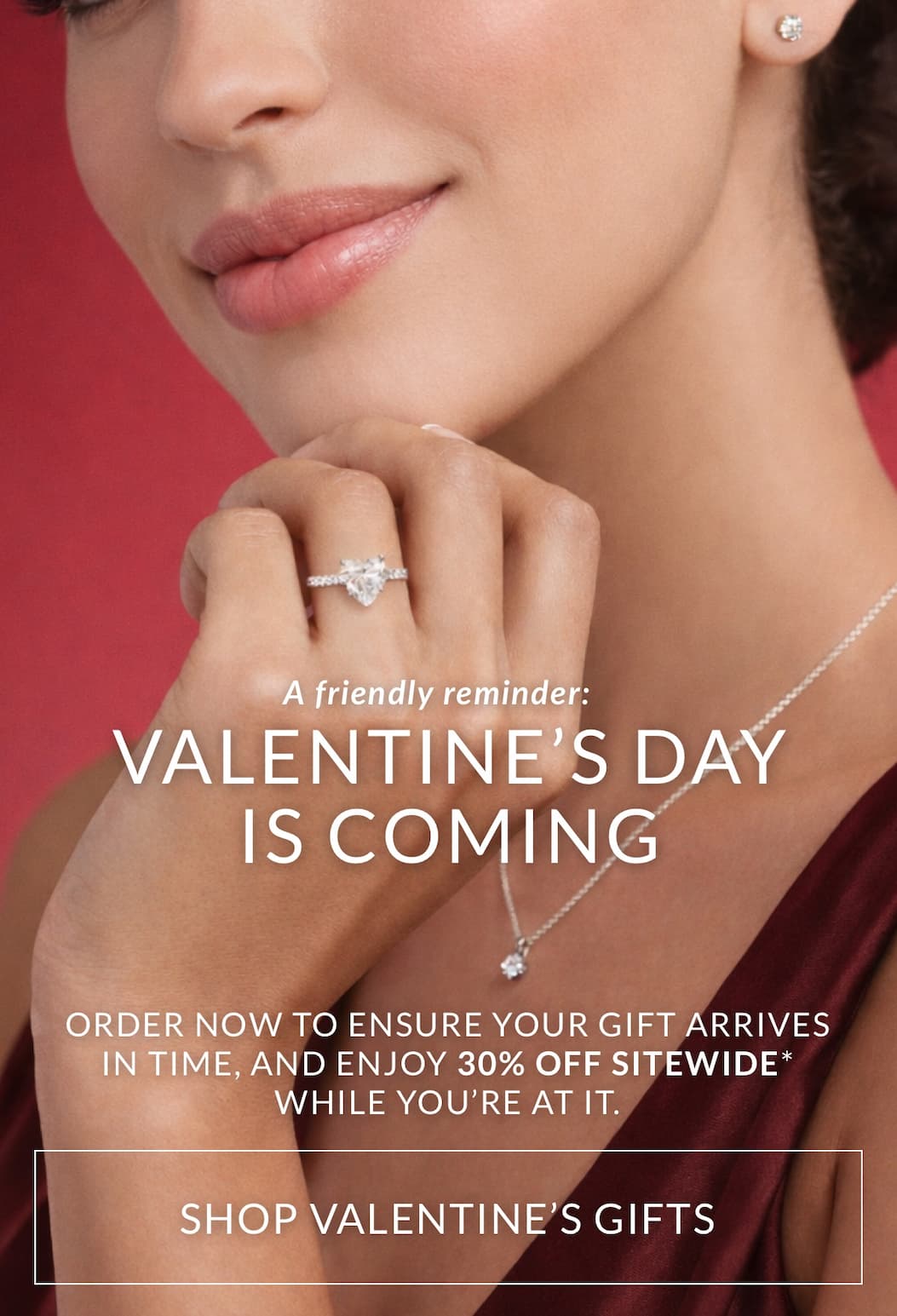 Free gift with your engagement ring purchase of $2500 or more + 30% off sitewide 