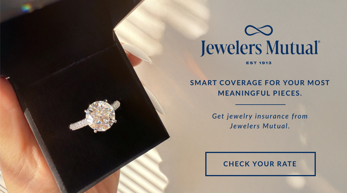 Get peace of mind with jewelry insurance from Jewelers Mutual. Check your rate.