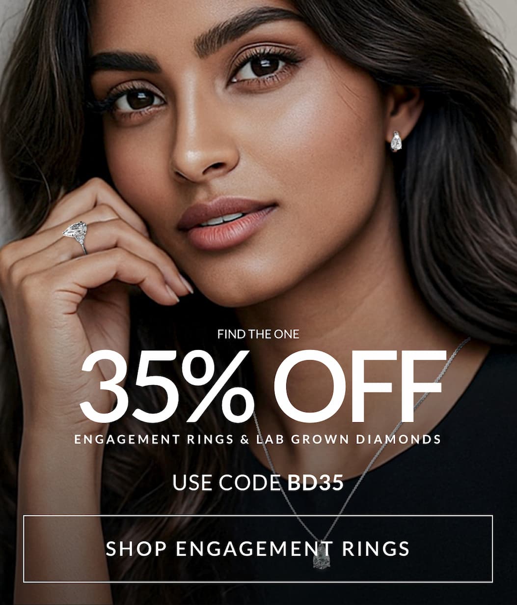 35% off engagement rings & lab grown diamonds with code BD35