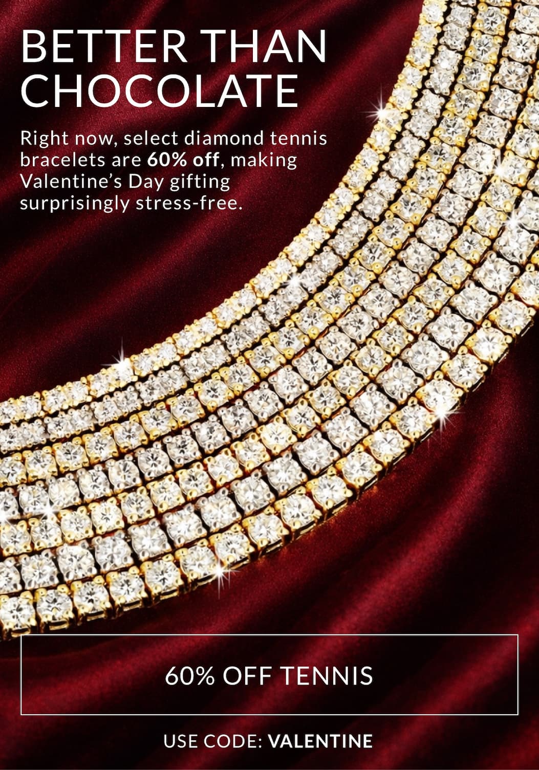 60% off select lab-grown diamond bracelets