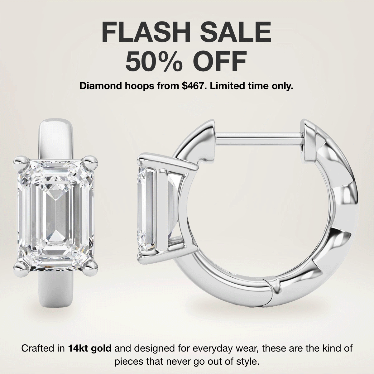 50% OFF SELECT HOOPS