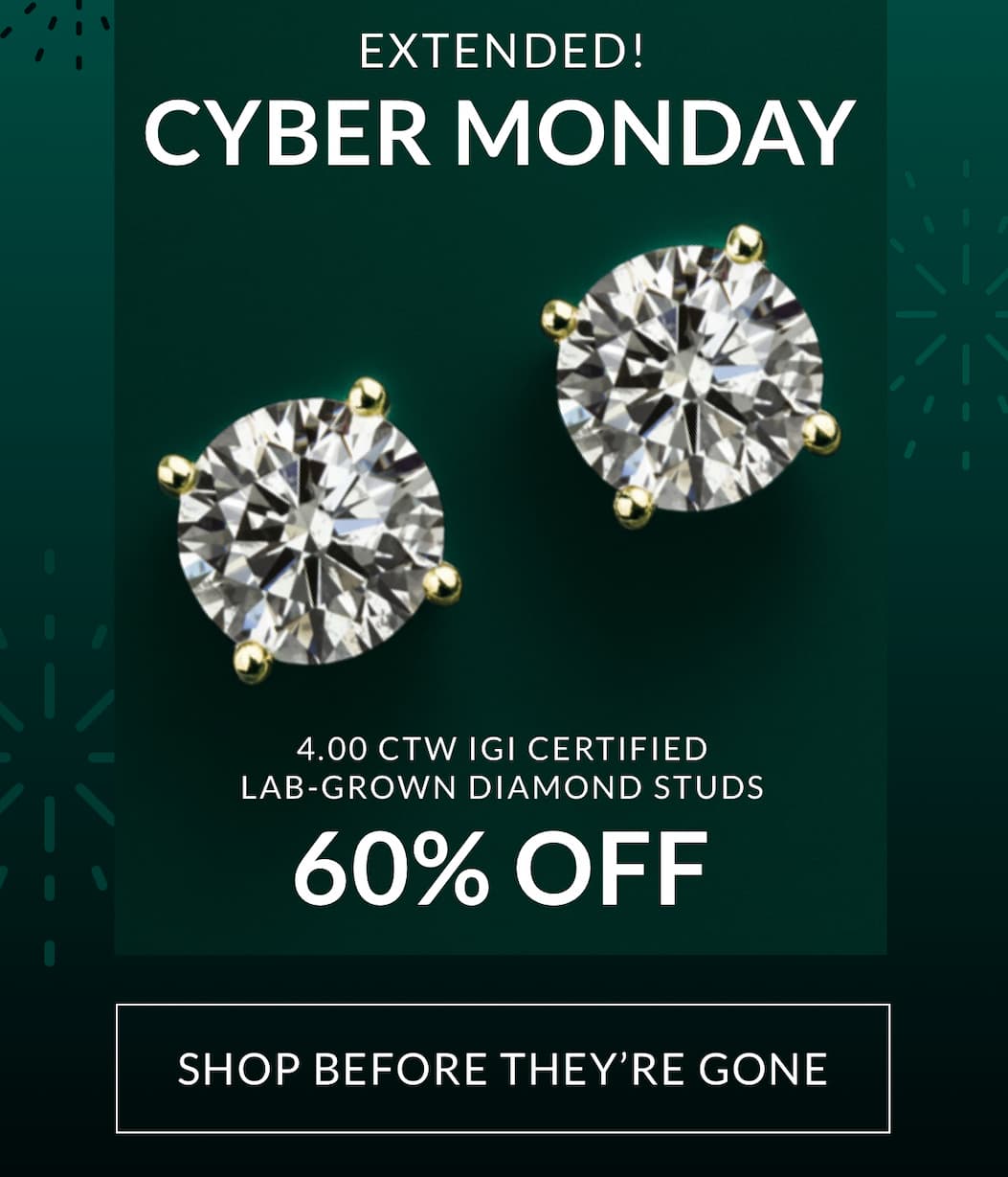 60% off 4.00 ctw igi certified lab diamond stud earrings