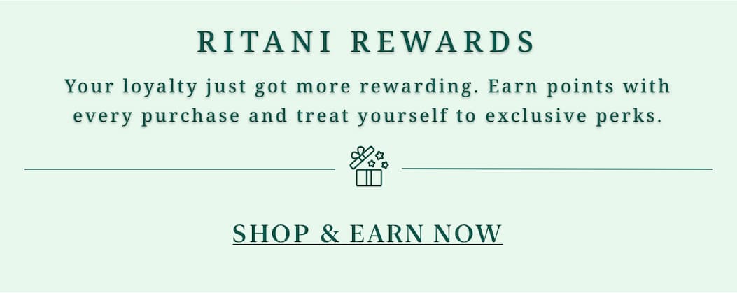 Earn points on every purchase with Ritani Rewards.