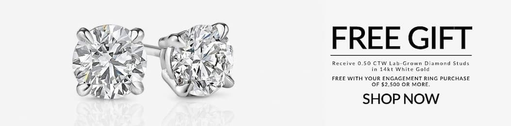 Free gift with your engagement ring purchase of $2,500 or more
