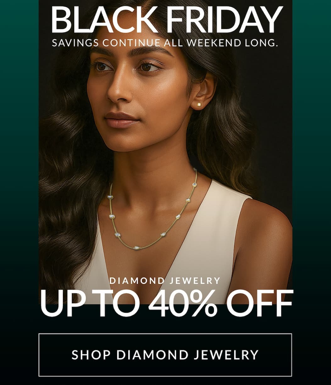 Up to 40% off diamond jewelry