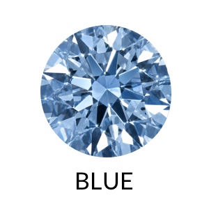 blue lab-grown diamonds
