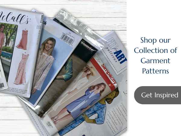 Selection of Garment Patterns available on our website.