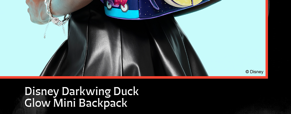 Disney Darkwing Duck Glow Mini Backpack