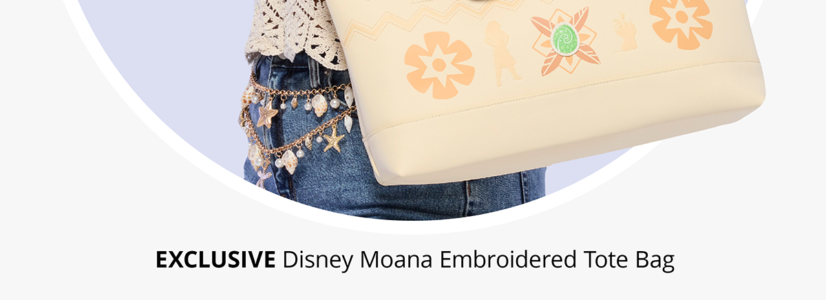 Moana Exclusive Embroidered Tote Bag