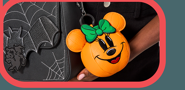 Minnie Mouse Pumpkin Bag Charm