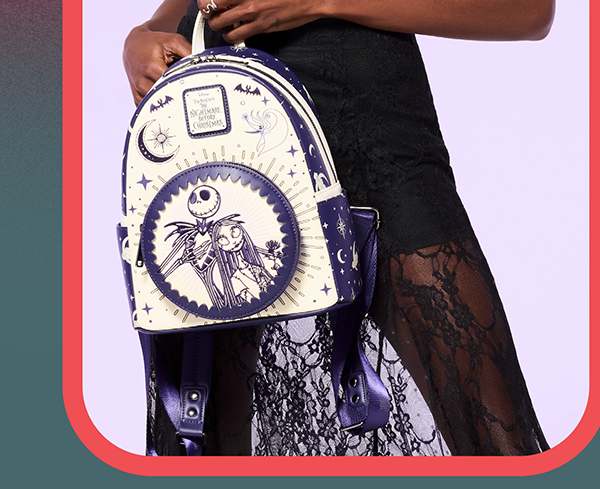 Jack Skellington & Sally Night Sky Mini Backpack