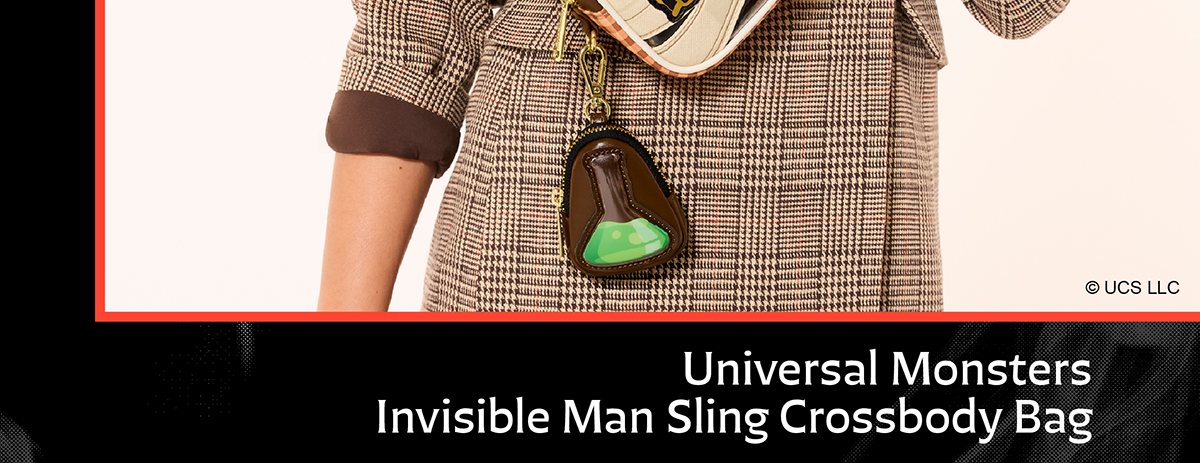 Universal Monsters Invisible Man Sling Crossbody Bag