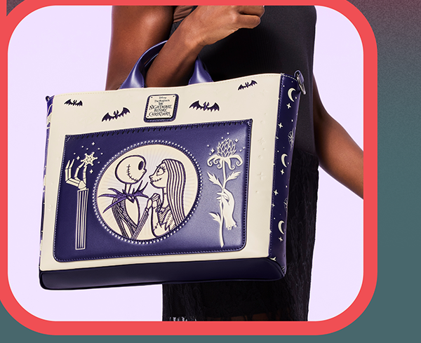 Jack Skellington & Sally Night Sky Convertible Backpack & Tote Bag