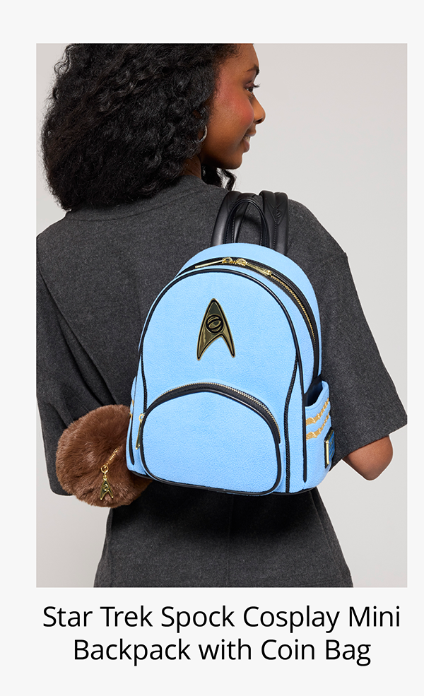 Star Trek Spock Cosplay Mini Backpack with Coin Bag