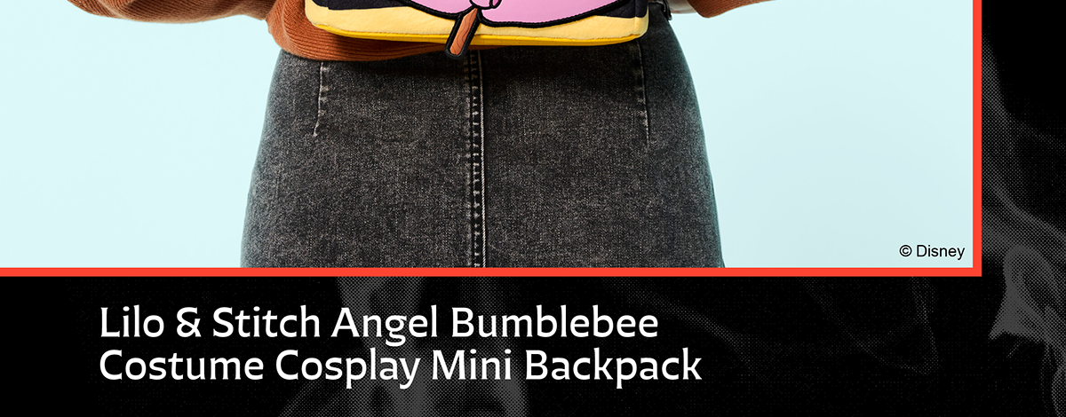Lilo & Stitch Angel Bumblebee Costume Cosplay Mini Backpack