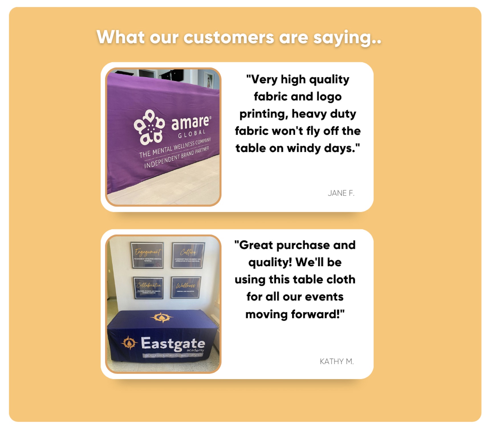 Take a look what our customers say about us!