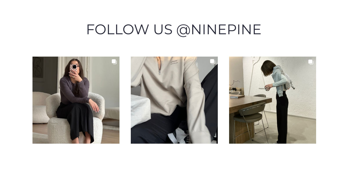 Follow us on @Ninepine