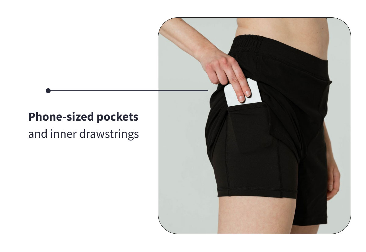 Phone-sized pockets