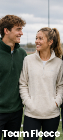 Fleece sweatshirts for the team
