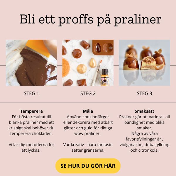 Så gör du praliner