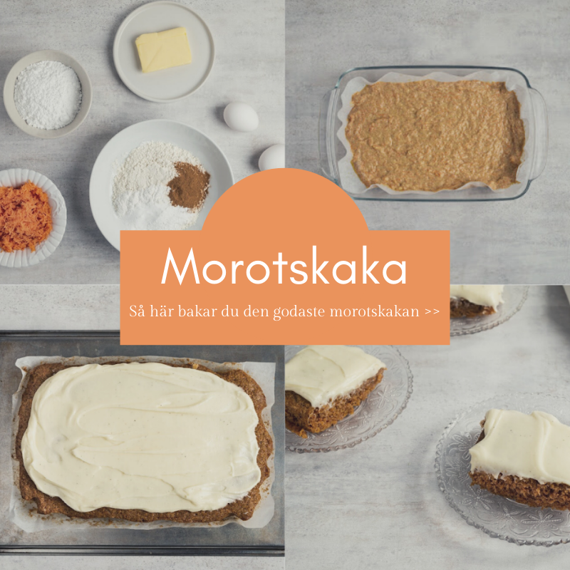 Lyckas med morotskaka