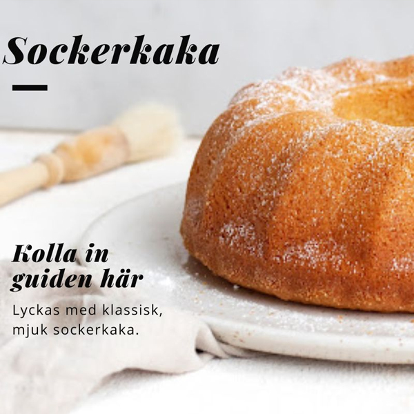 Saftiga sockerkaka