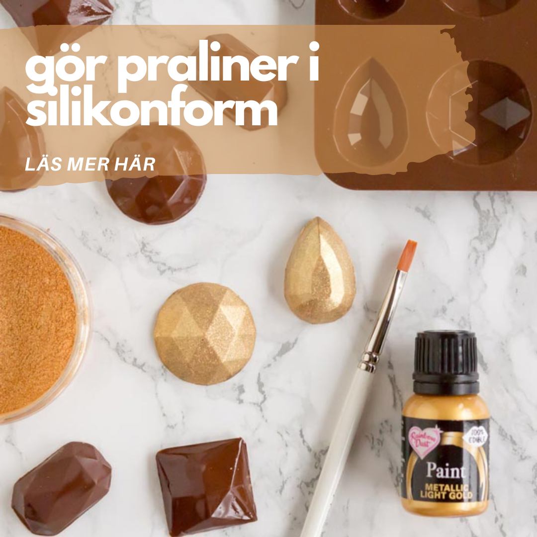 Praliner i silikonform