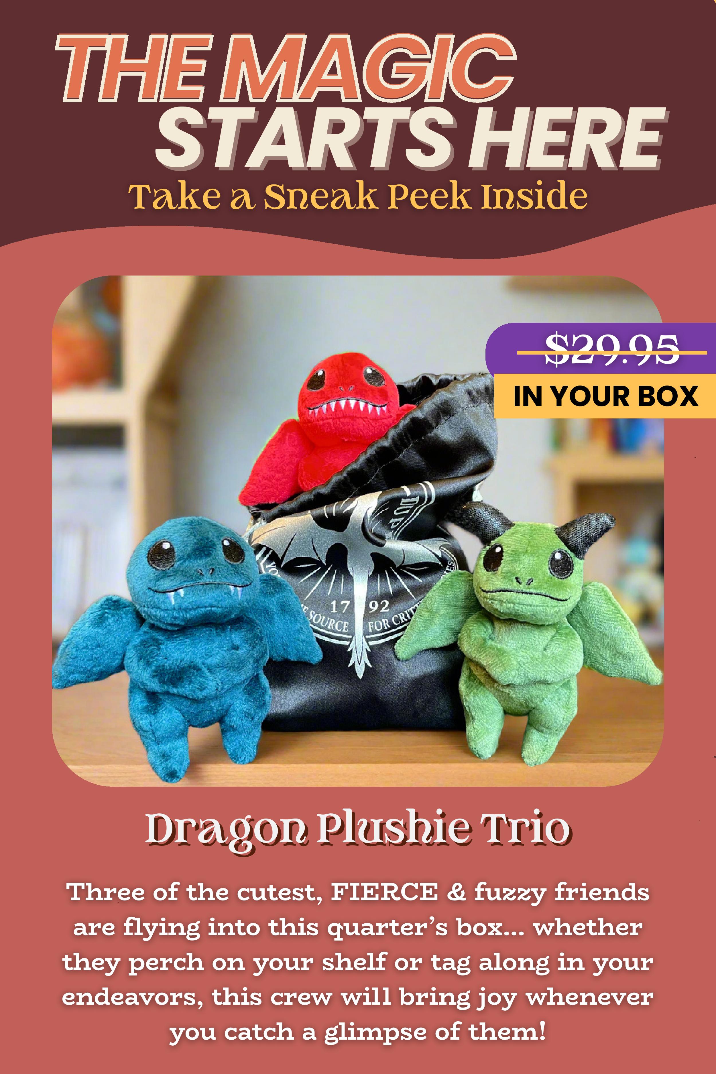 Spoiler Alert: 3 Little Dragons Just Dropped Into the Box!