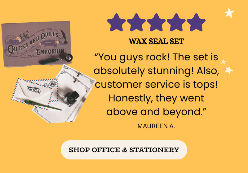 Wax Seal Set; 5-star review: 