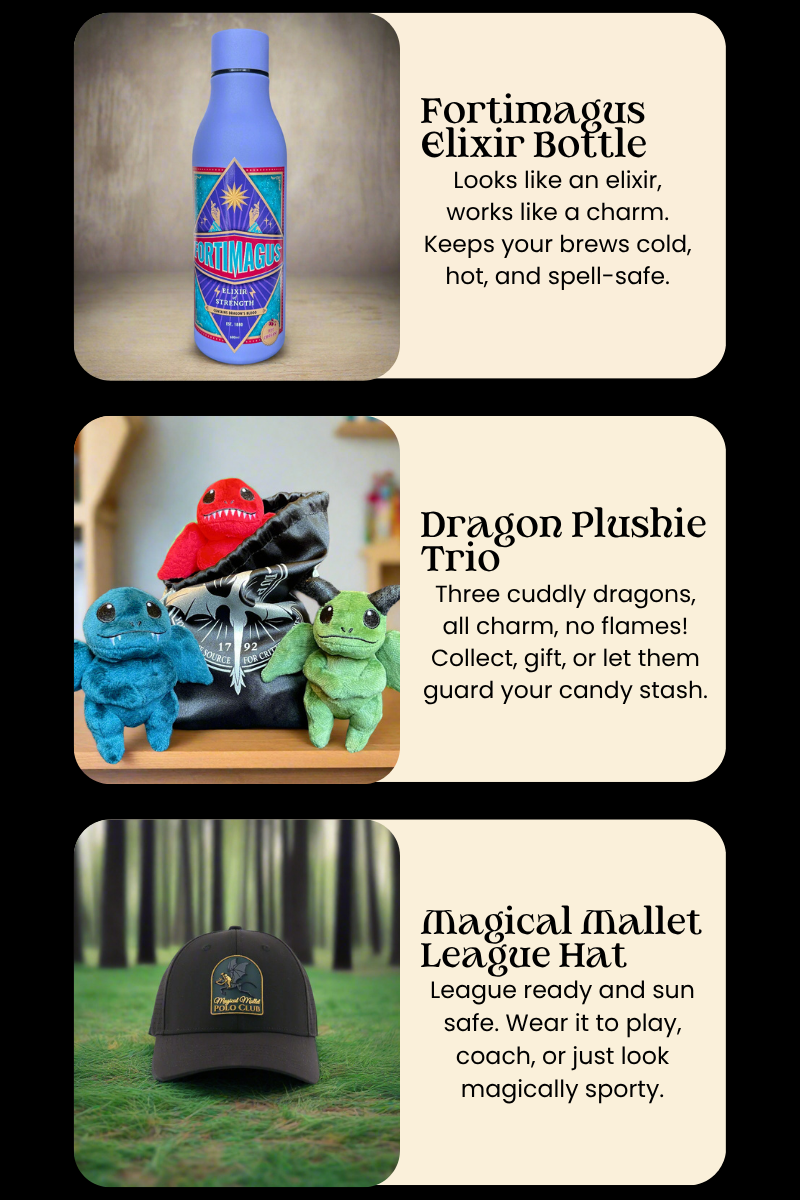 Included in this curation are 8 items with a retail value totalling +$145 and a guarantee of wizard-joy