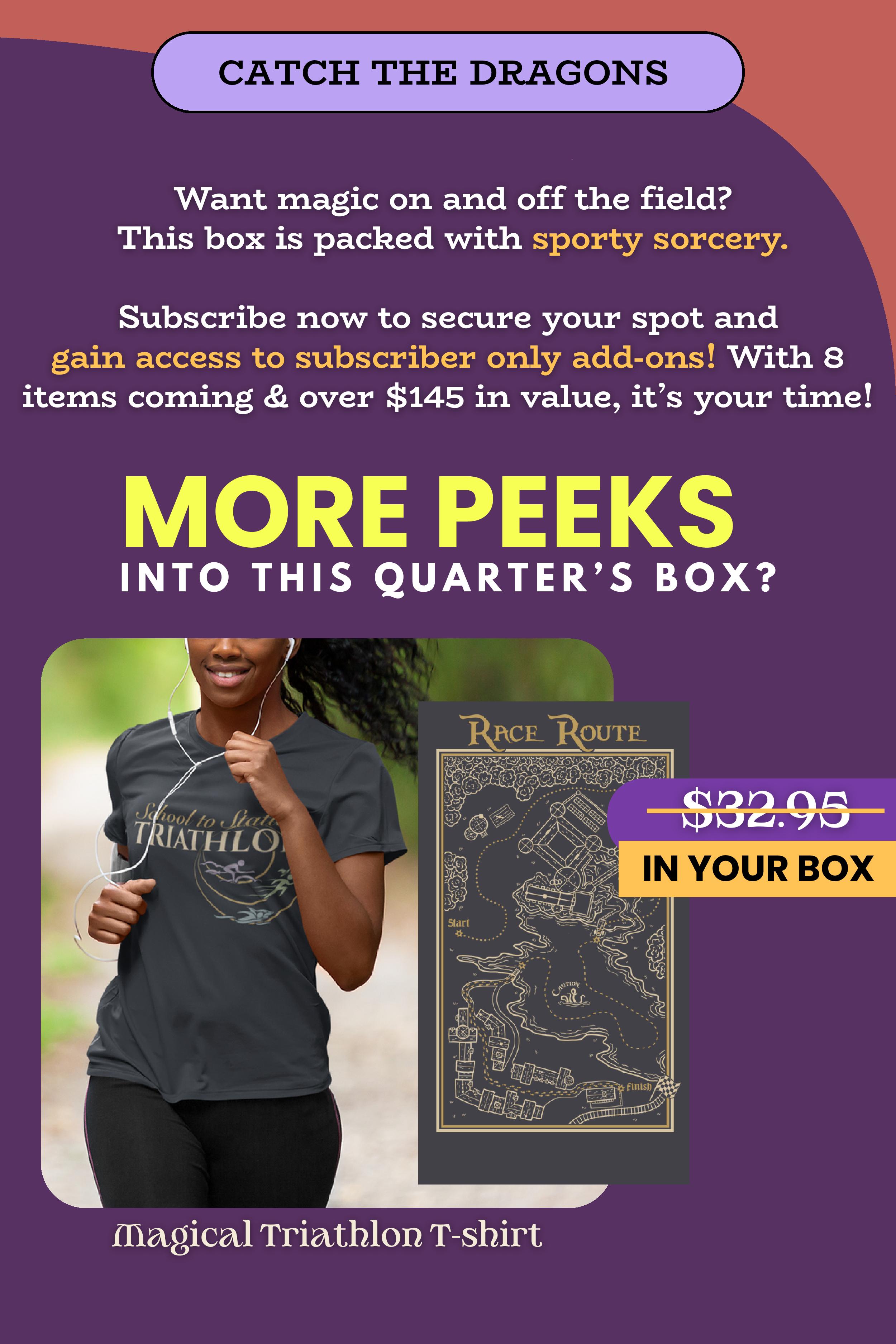 More peeks inside this Quarter's Box... Brand new exclusive T-shirt from