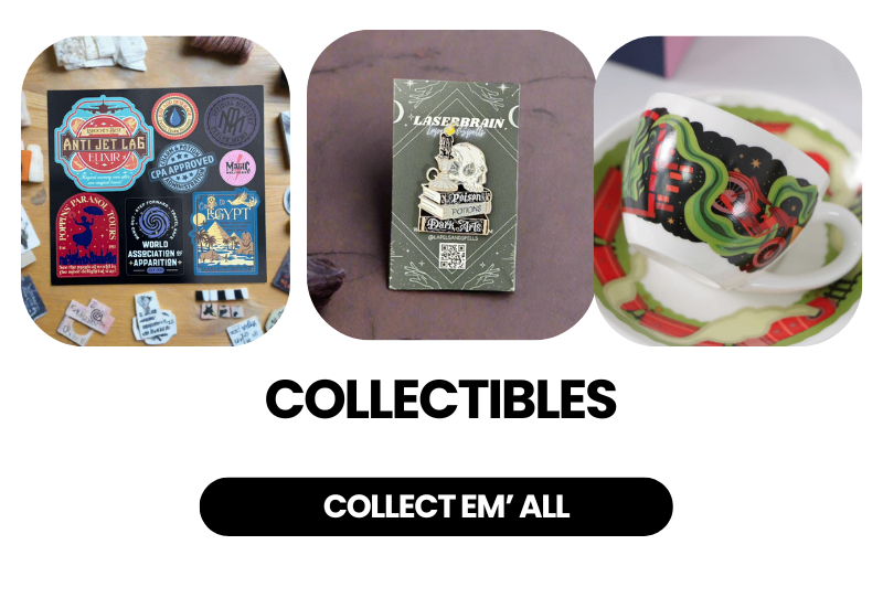 Add to Your Collection with magical pins and collectibles from across the magical world, to display, accessorise or just admire