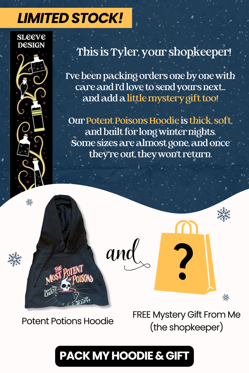 Limited stock hoodie plus mystery gift offer.