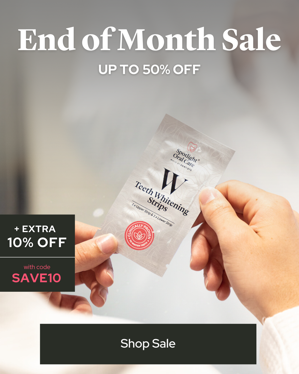 End of month sale