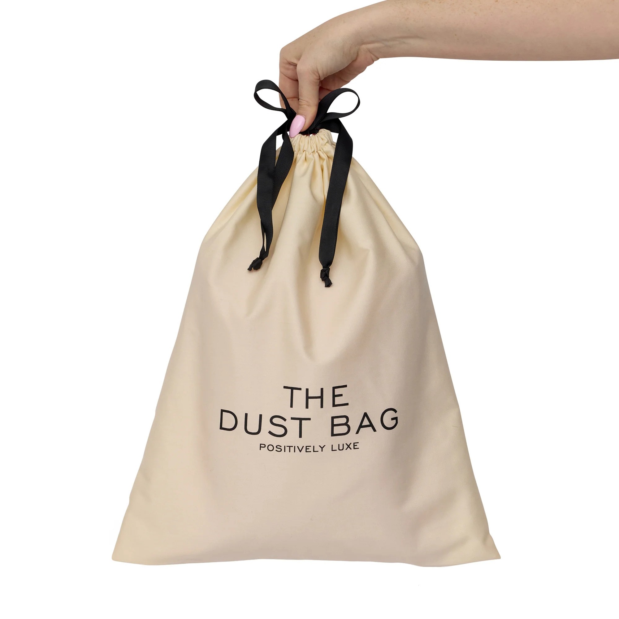 The Dust Bag Drawstring Bag - Cotton Handbag Storage  Positively Luxe