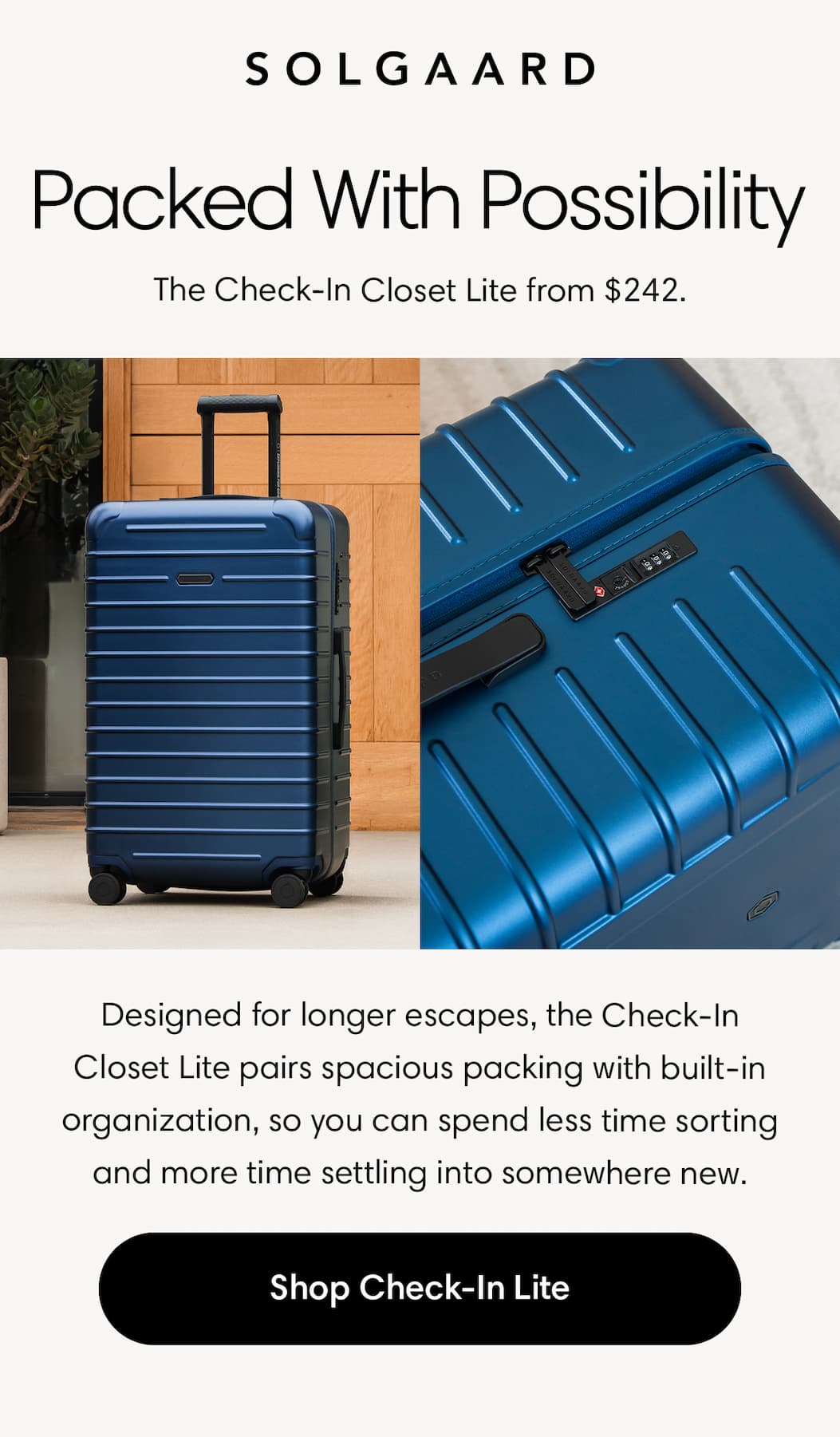 Packed With Possibility: Check-In Closet Lite from $242