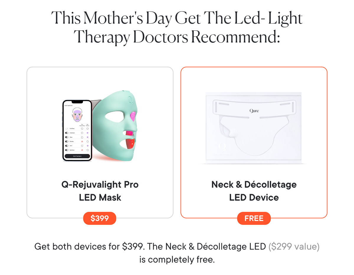 This Mother's Day Get The Led- Light Therapy Doctors Recommend: