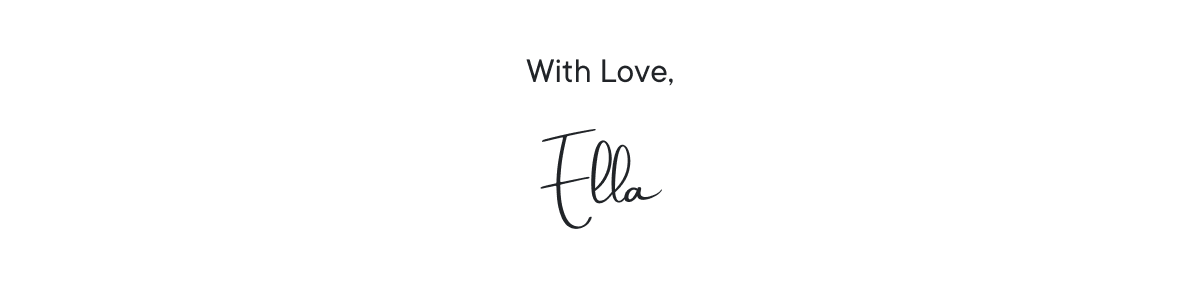 With Love, Ella