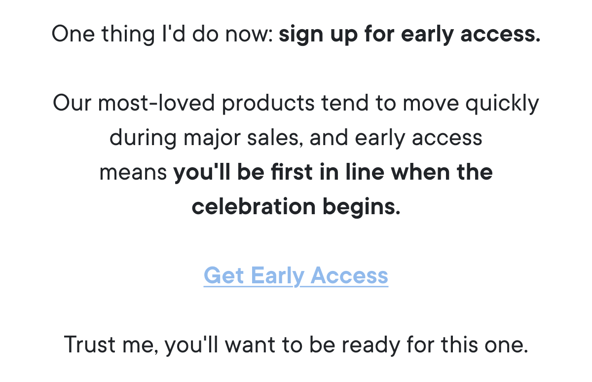 Get Early Access