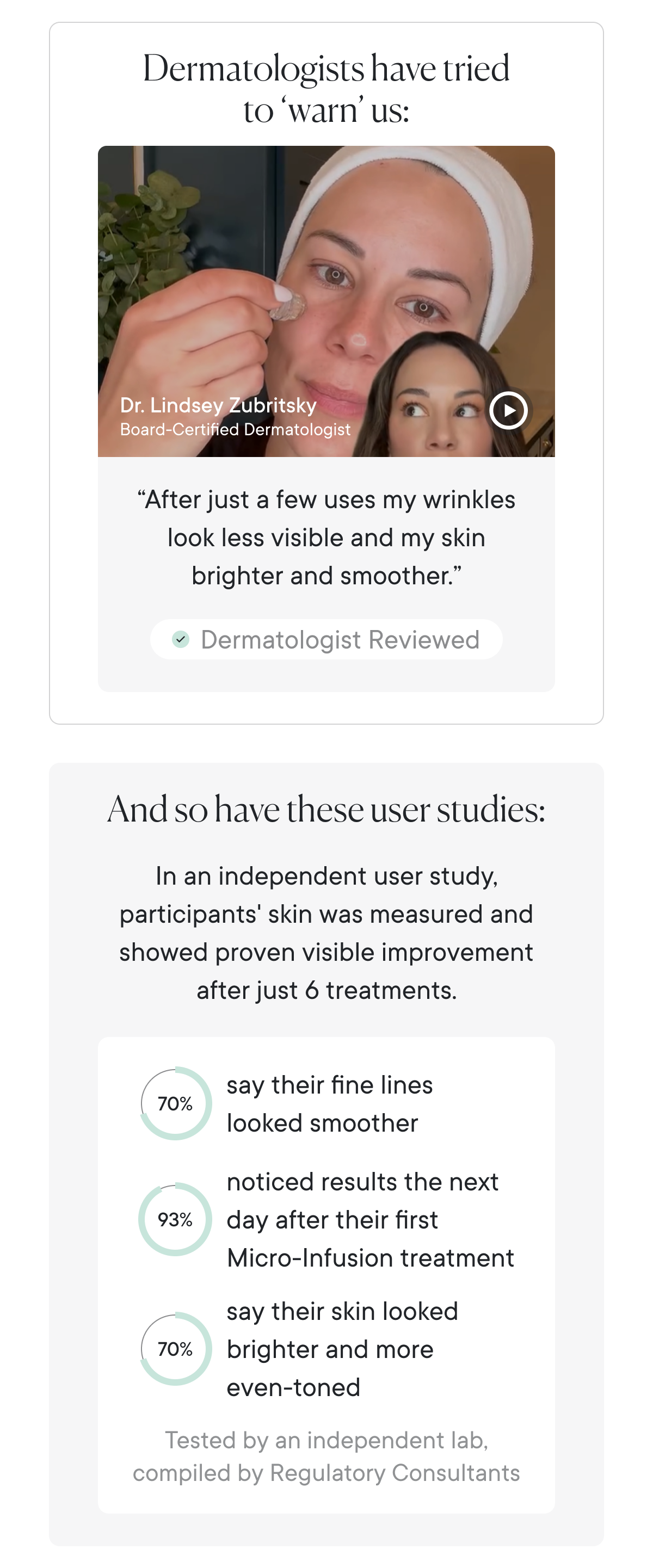 Dermatologists have tried to ‘warn’ us: