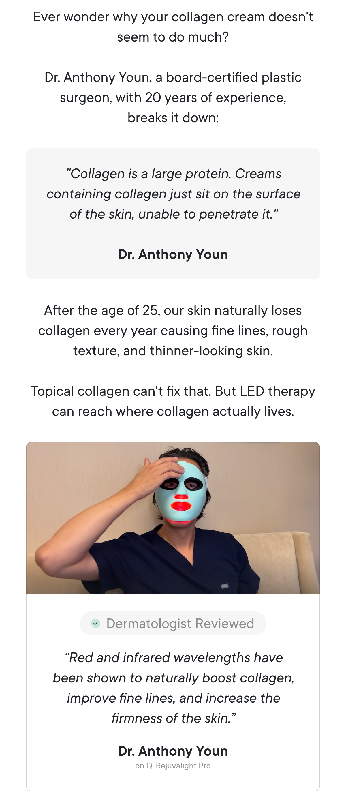 Ever wonder why your collagen cream doesn't seem to do much?