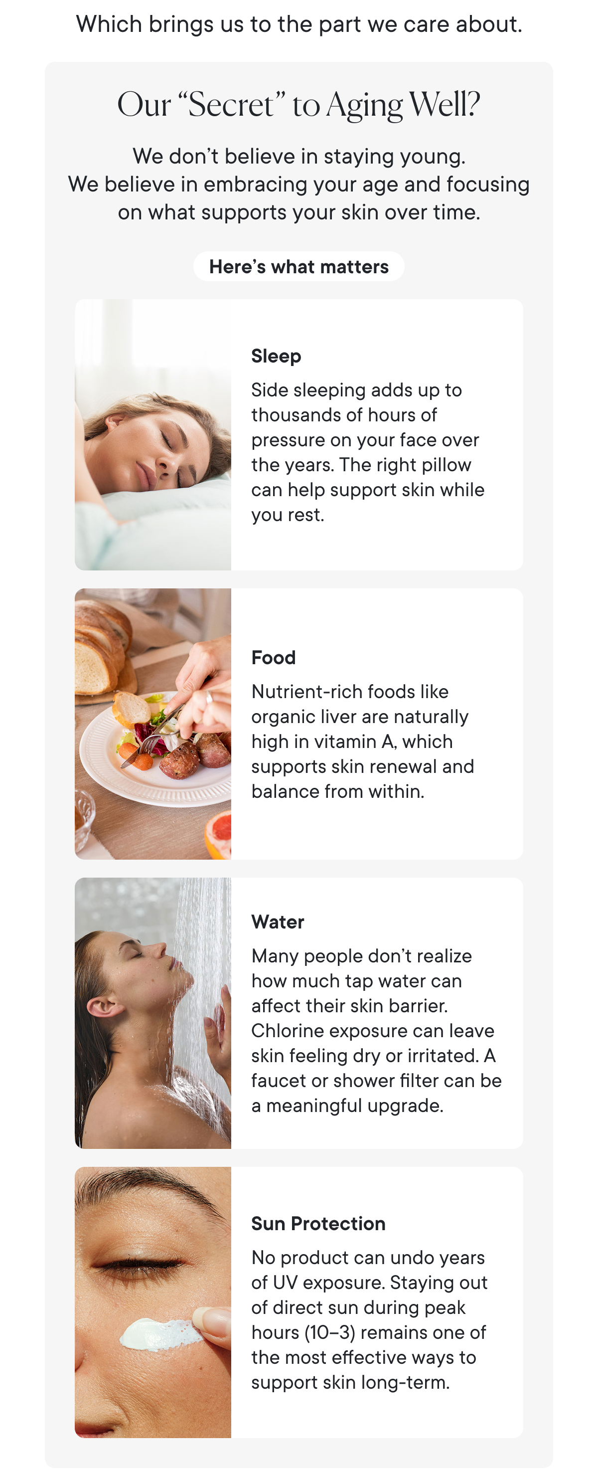 Our “Secret” to Aging Well?