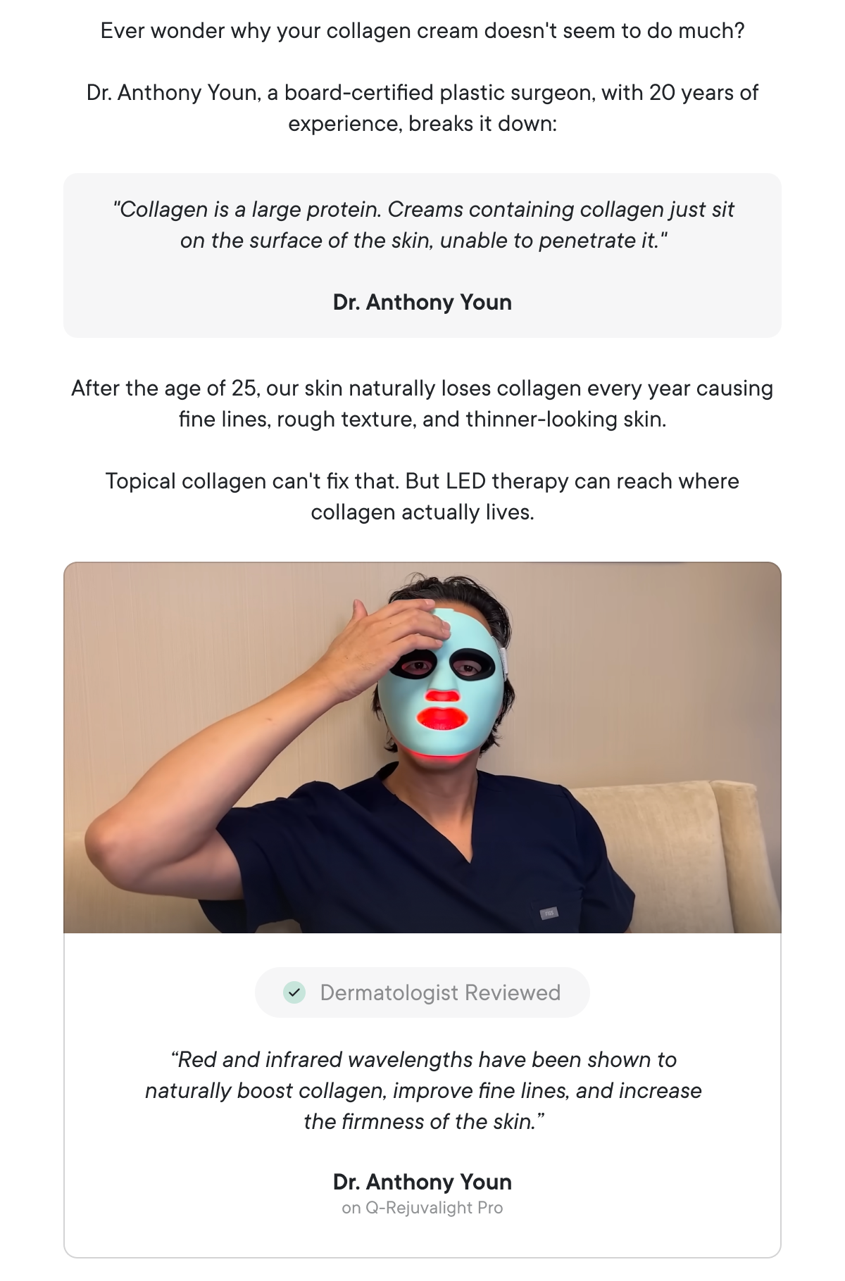 Ever wonder why your collagen cream doesn't seem to do much?