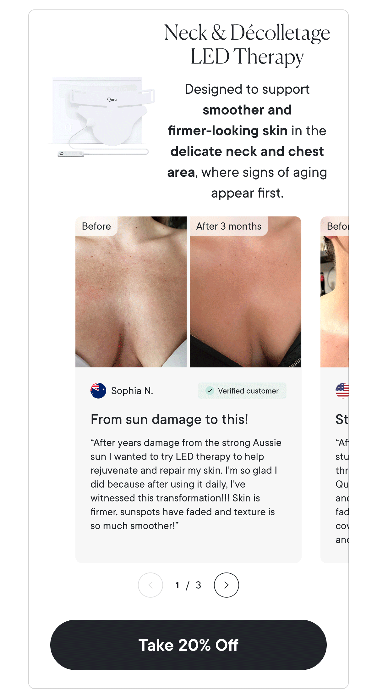 Neck & Décolletage LED Theraphy