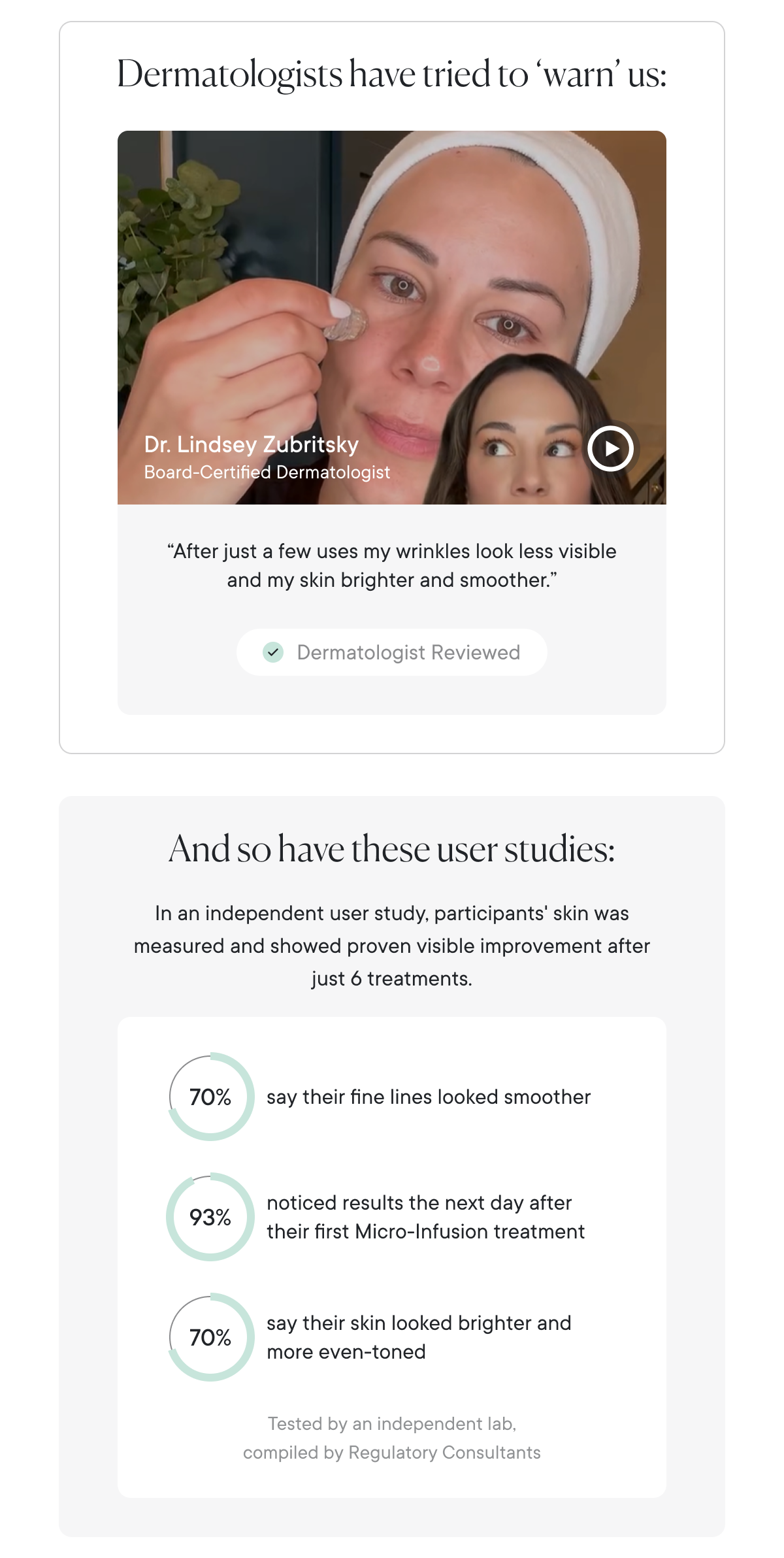 Dermatologists have tried to ‘warn’ us: