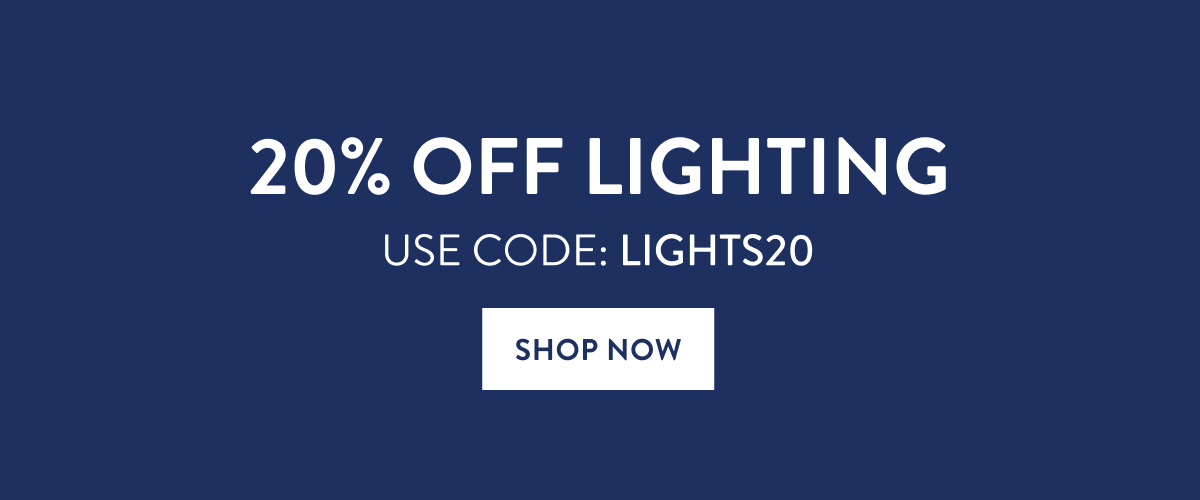 20% OFF Lighting