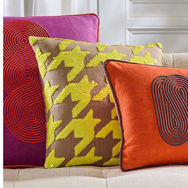 Ibiza Houndstooth Pillow