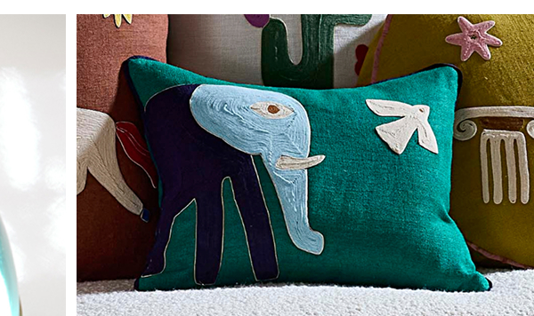 Playa Elephant Pillow