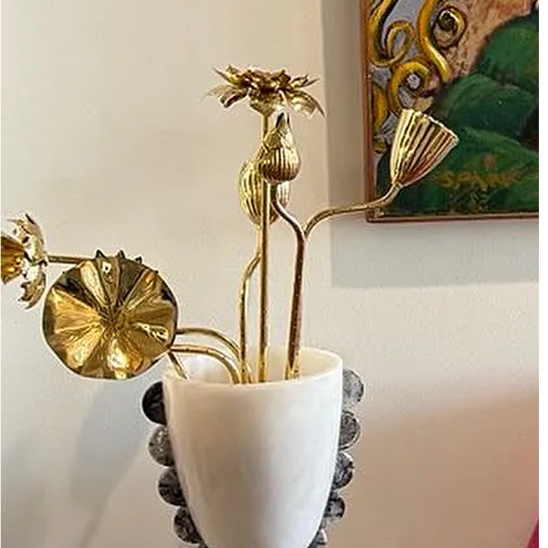  Brass Flower Bouquet