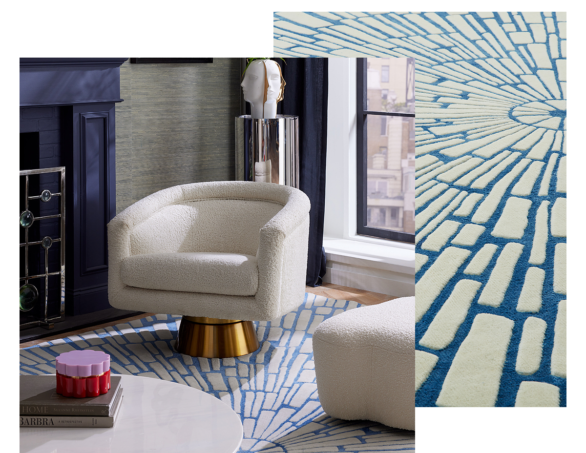 Sunburst Hand-Knotted Rug